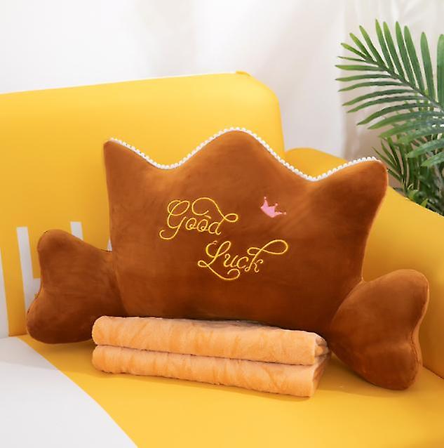 Almofada de coroa de algodão para baixo com colcha três em um colcha