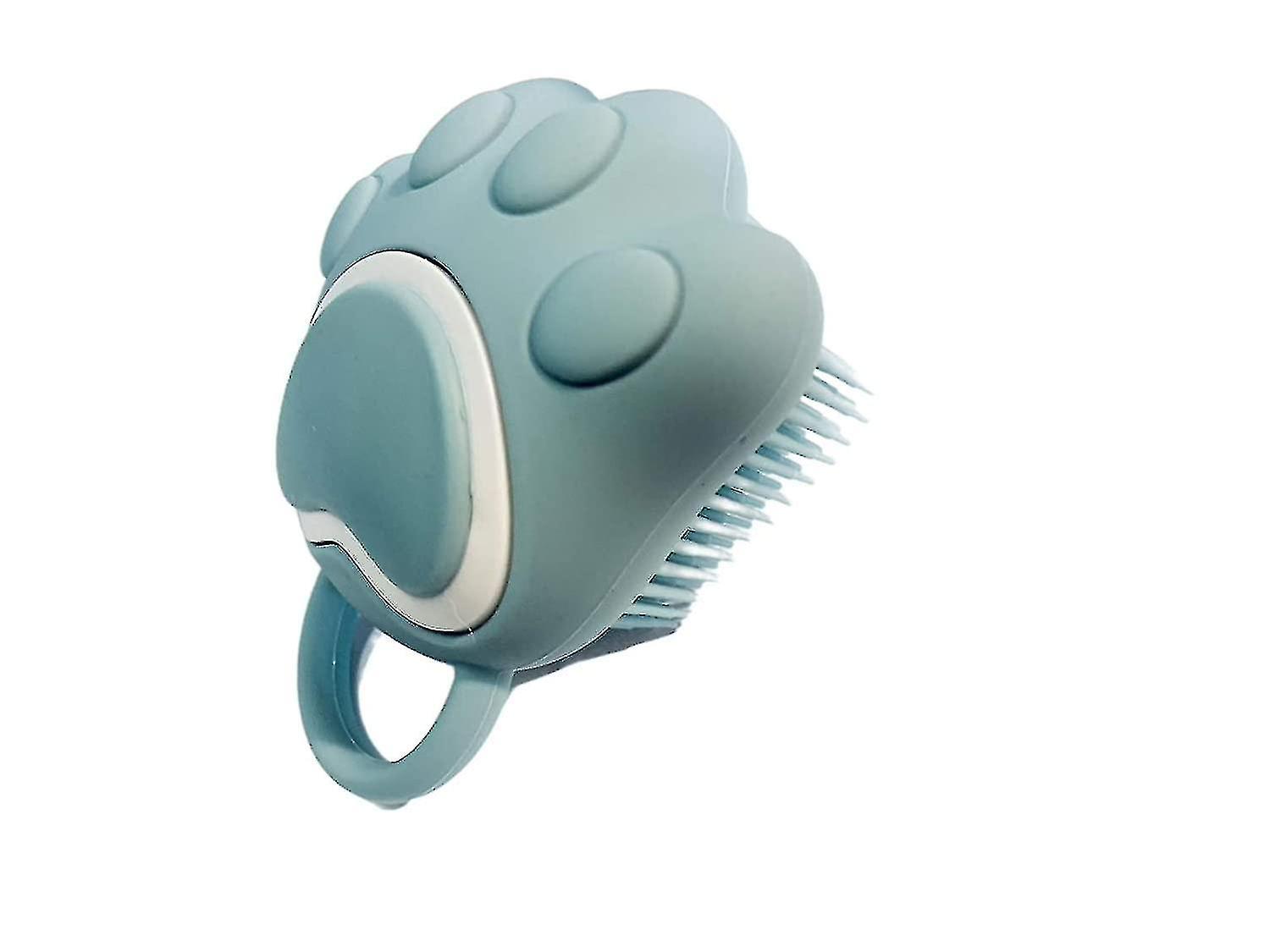 Dog Bath Grooming Brush Pet Shampoo Brush,blue