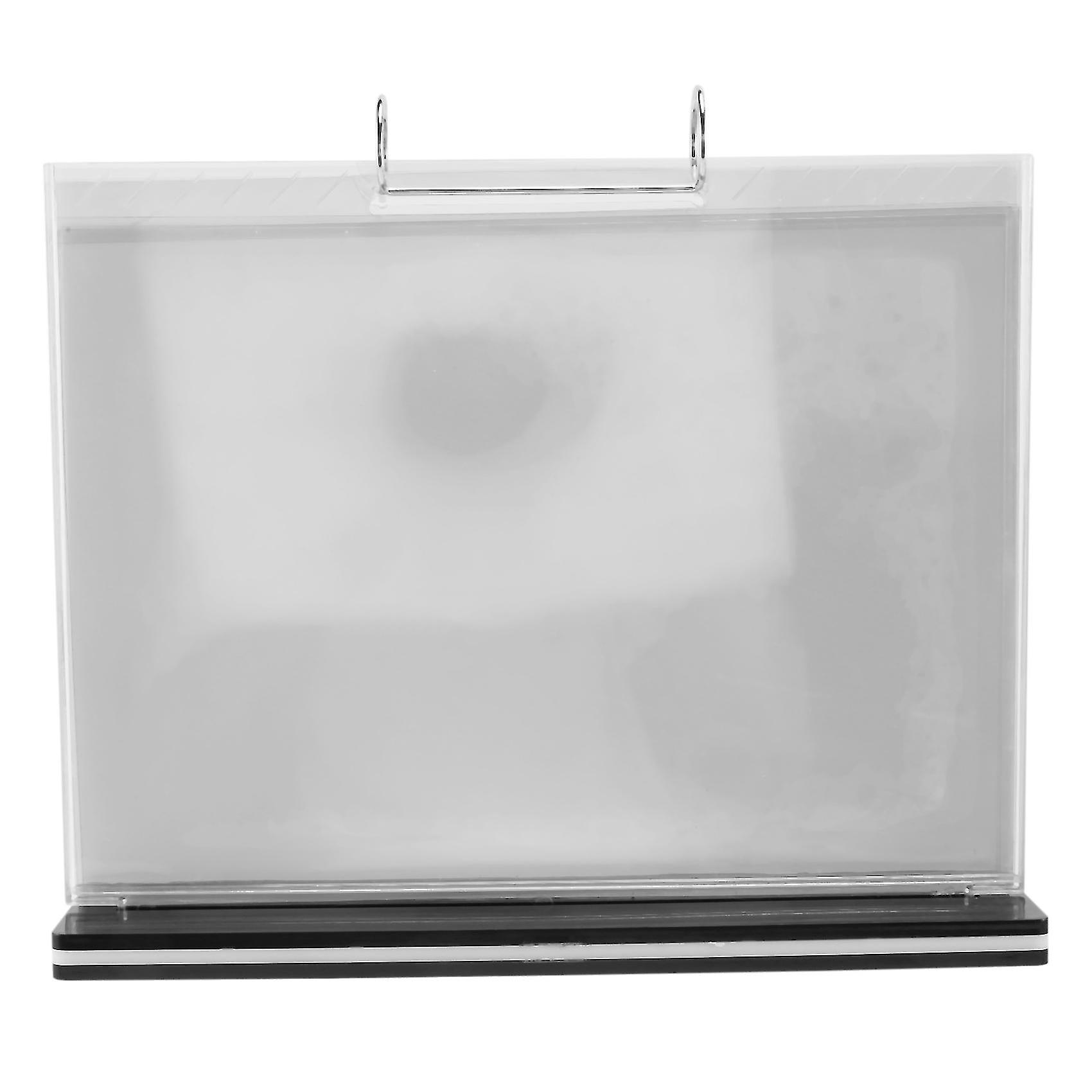 A4 Flip Table Menu Stand Multi-page Table Card Rack Menu Display Stand Menu Holder Desk Menu Photo