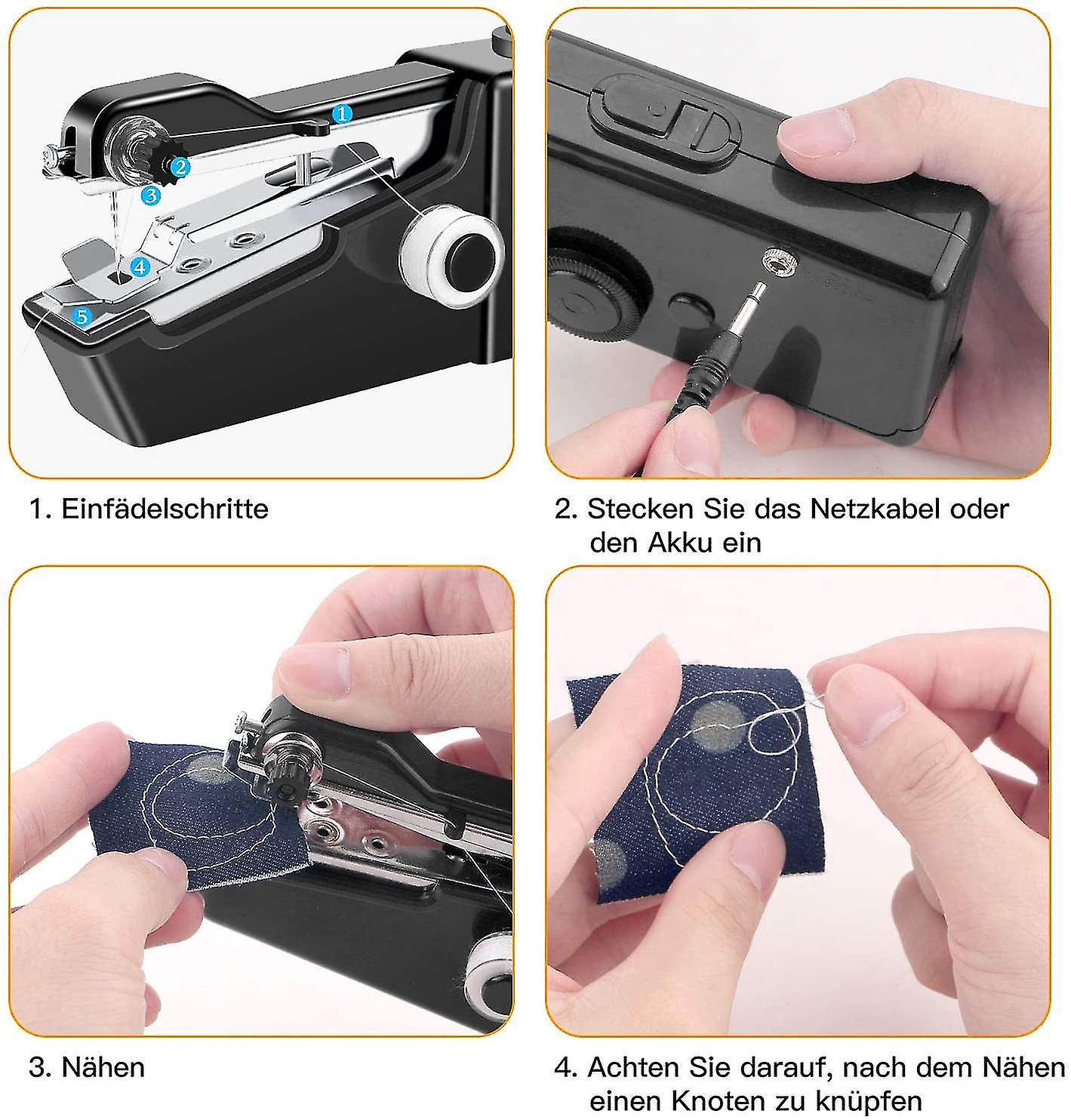Sewing Machine Mini Portable Hand Sewing Machine For Beginner Adults