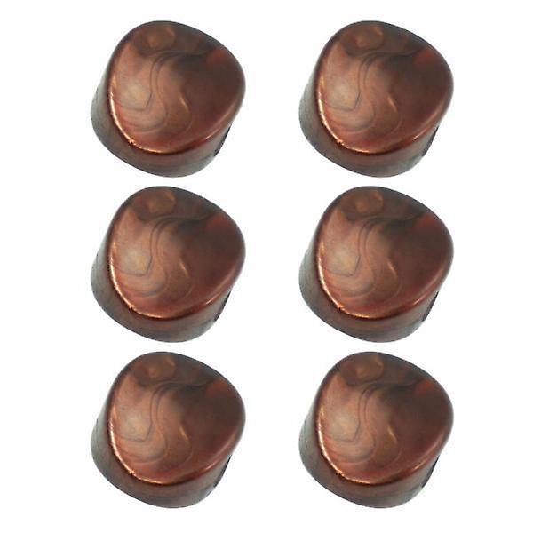 3x6pcs Guitar Tuning Pegs Tuners Machine Heads Replacement Knobs Coffee