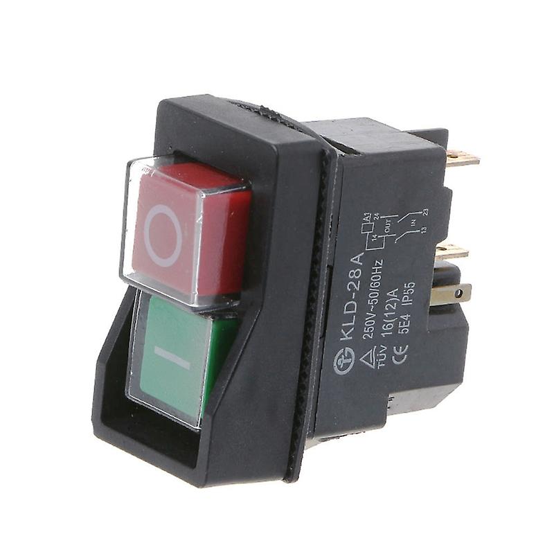 Kld-28a Waterproof Magnetic Safety Switch Explosion-proof Pushbutton Switches 220v Ip55 For Machine Tool Power Tool Garden Machi