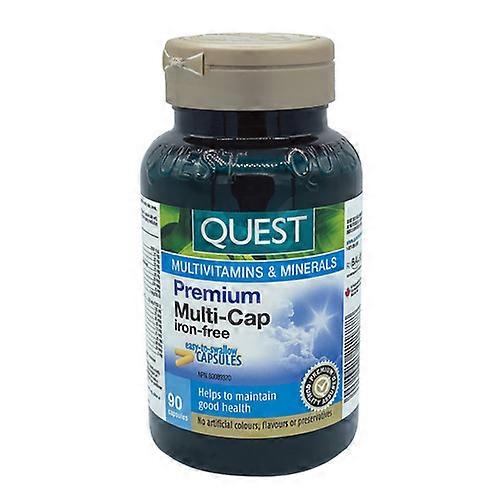 Premium Multi-Cap Iron-Free, 90 Caps by Quest