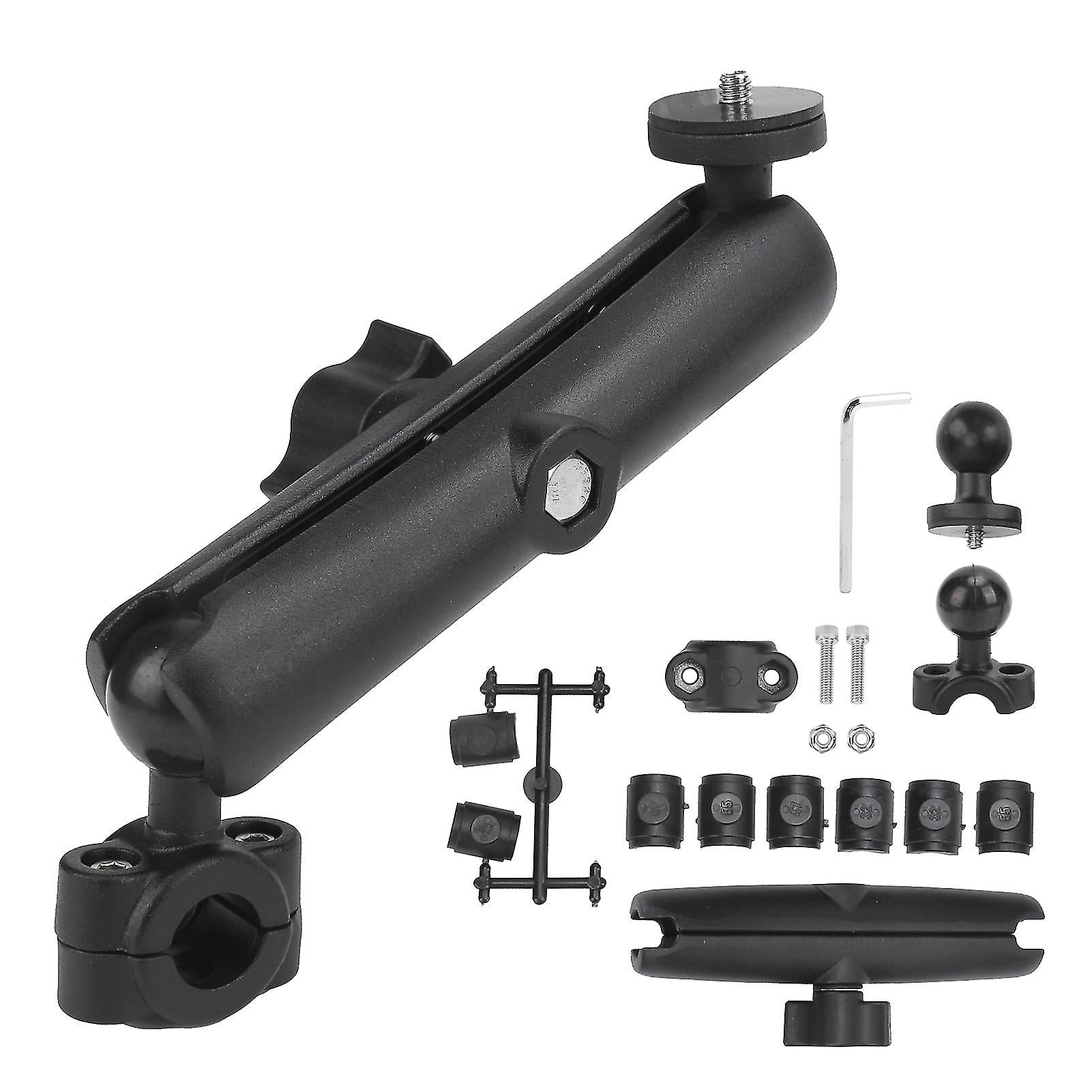 Action Camera 360 Motorcycle Handlebar Bracket Bicycle Mount Holder With 1/4in Screw