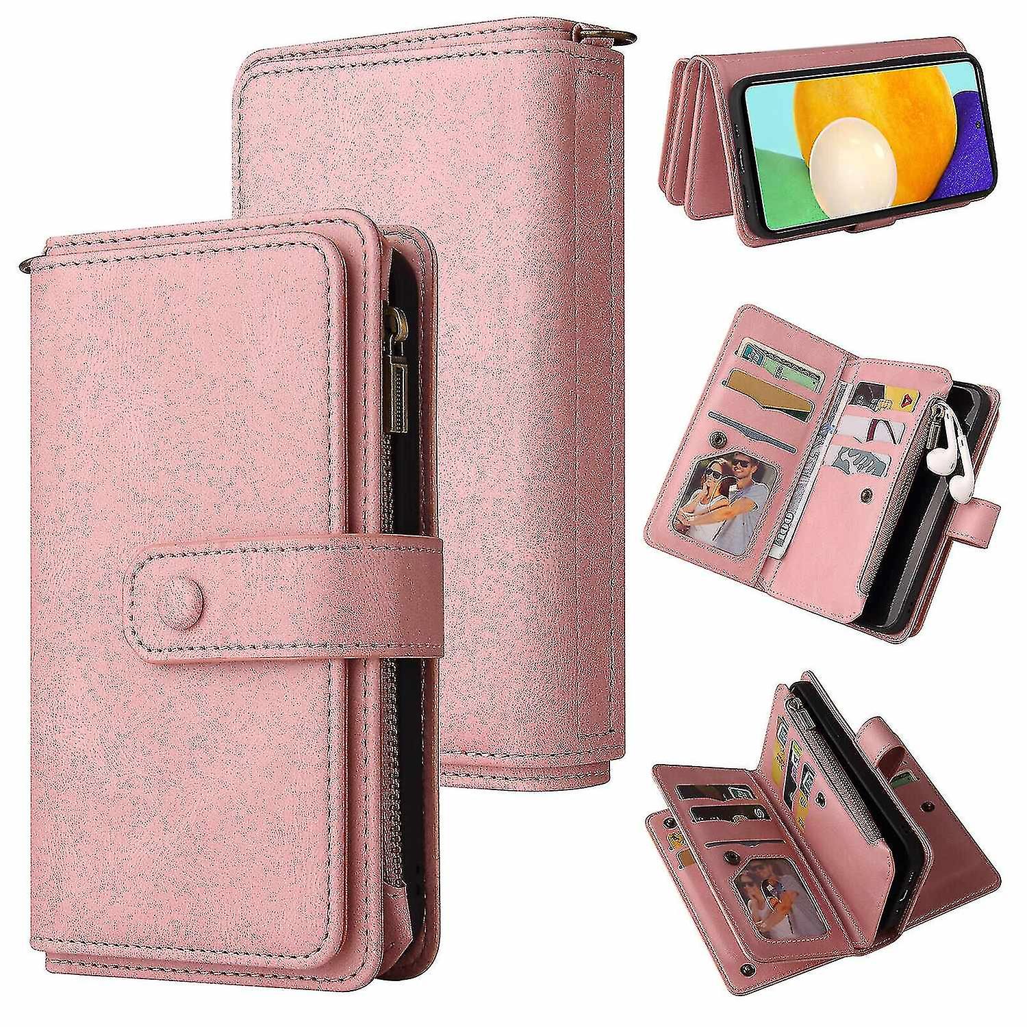 Compatible With Samsung Galaxy A72 5g Case Wallet Flip Card Holder Pu Leather Magnetic Protective Fl