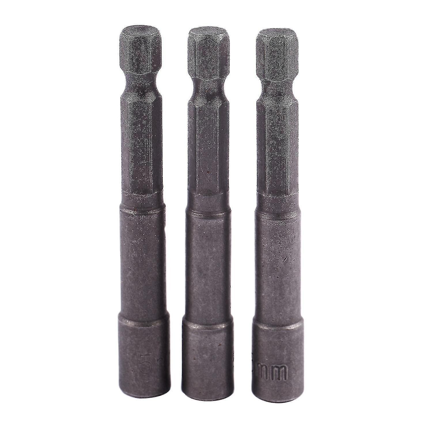 65mm Length 5.5mm Hex Socket Driver Bit Magnetic Bit 3 Pcs-