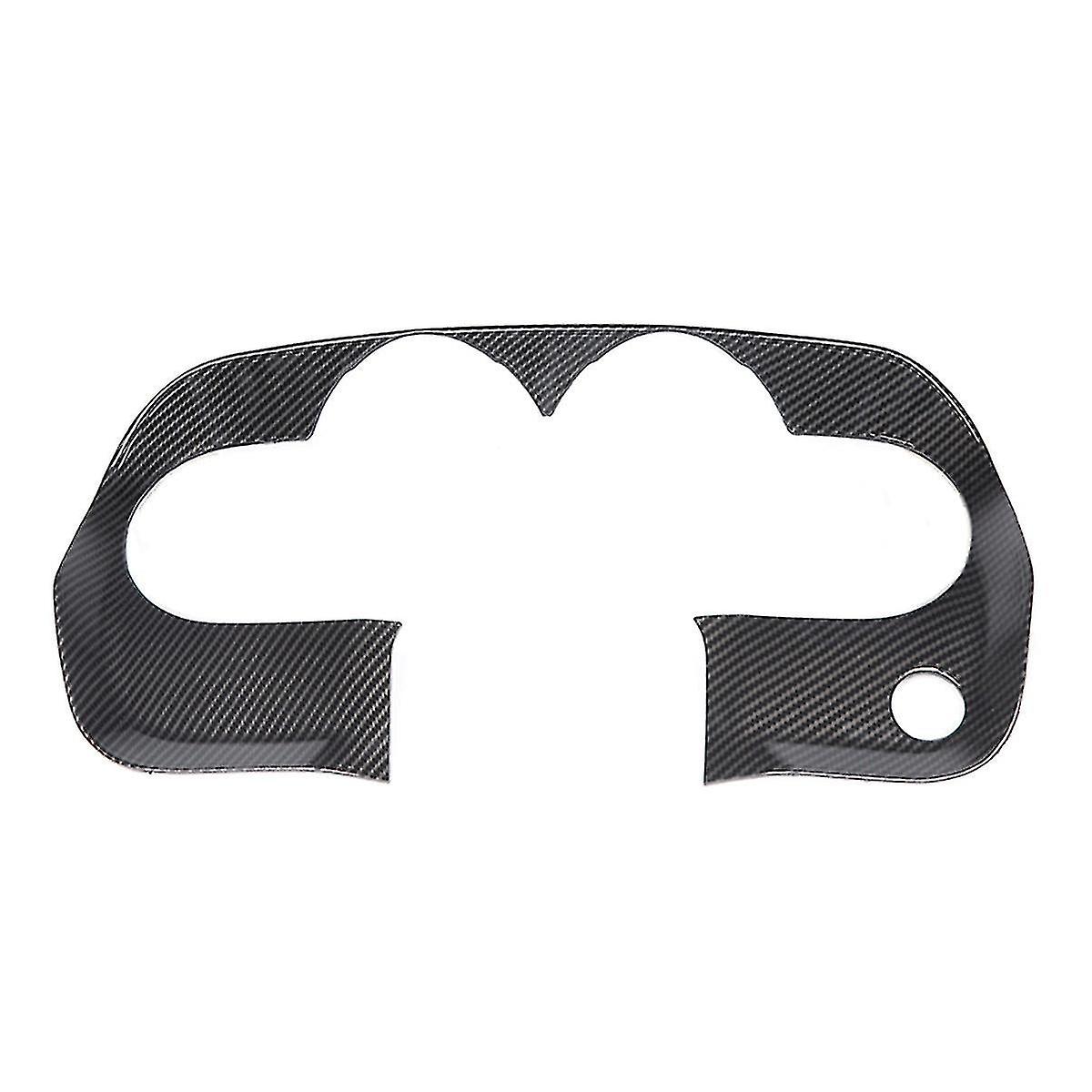 Dashboard Panel Central Control Instrument Trim Cover, Carbon Fiber