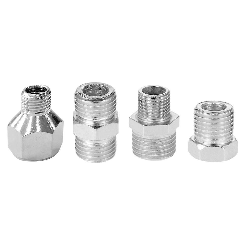 Professional 4pcs Airbrush Adaptor Kit Fitting Connector Set For Compressor & Airbrush Hose