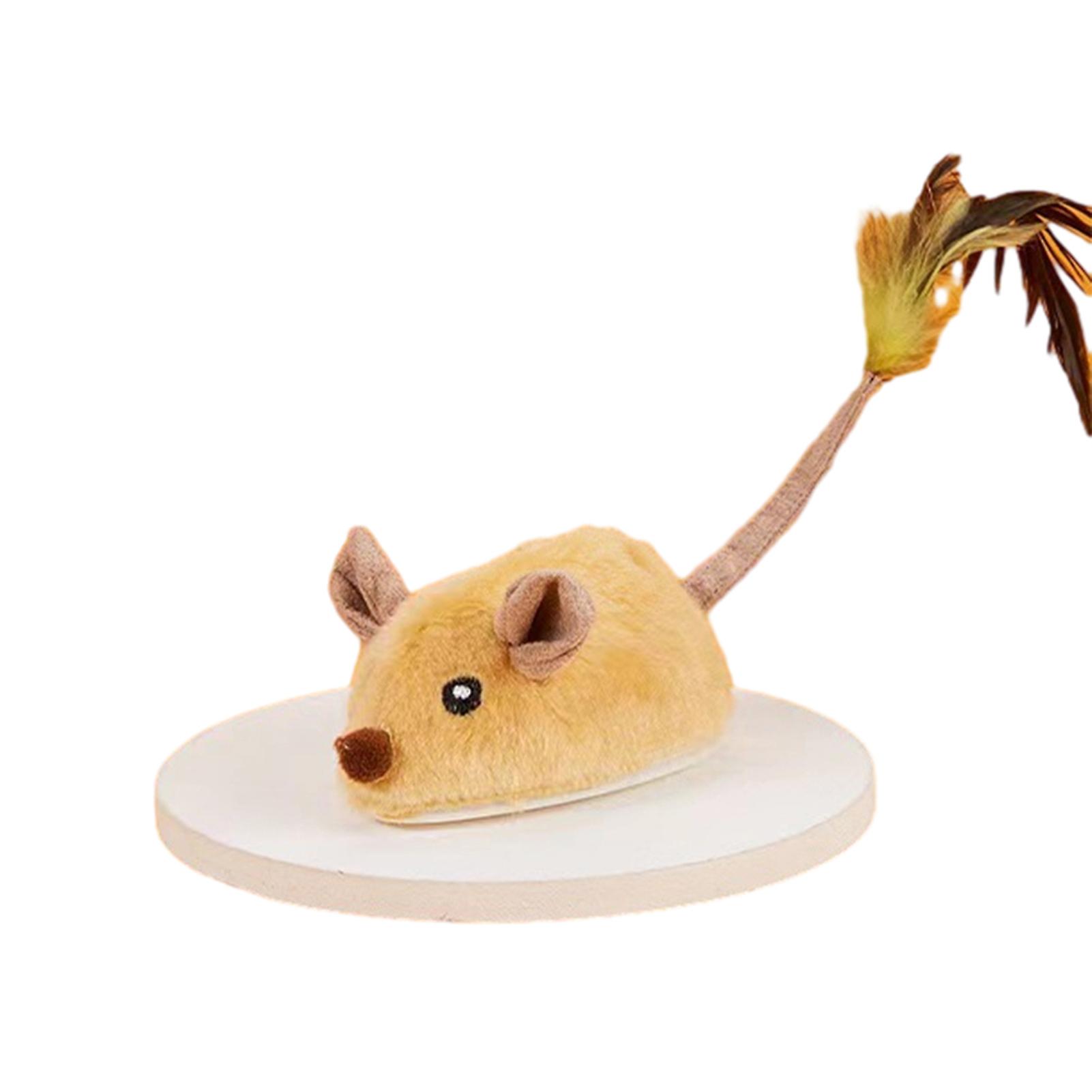 Automatic Mouse Toy Emulatoinal Mouse Sound Cat Plaything for House