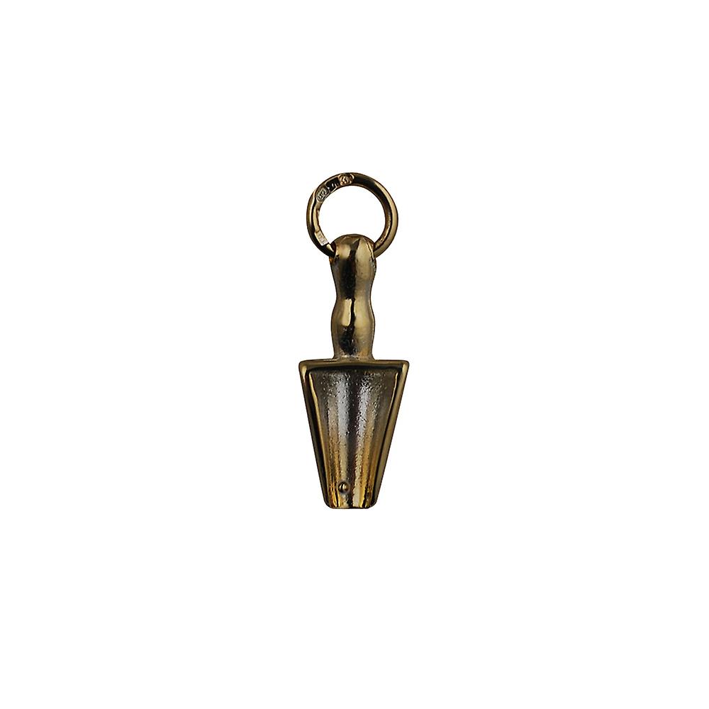 9ct Gold 19x7mm Ash Trowel Pendant