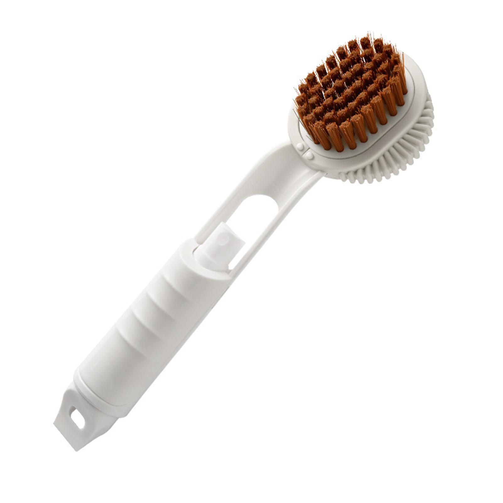 Portable Liquid Added Shoe Brush with Spray Bottle Durable Wear Resistant Cleaning Brush for Sneaker Boots