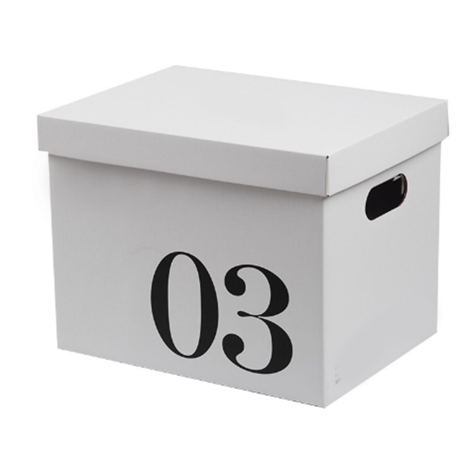 Large Capacity Storage Box Paper Material Minimalist Design Handles Durable Foldable Ideal for Dormitory Organisation and Toy Storag