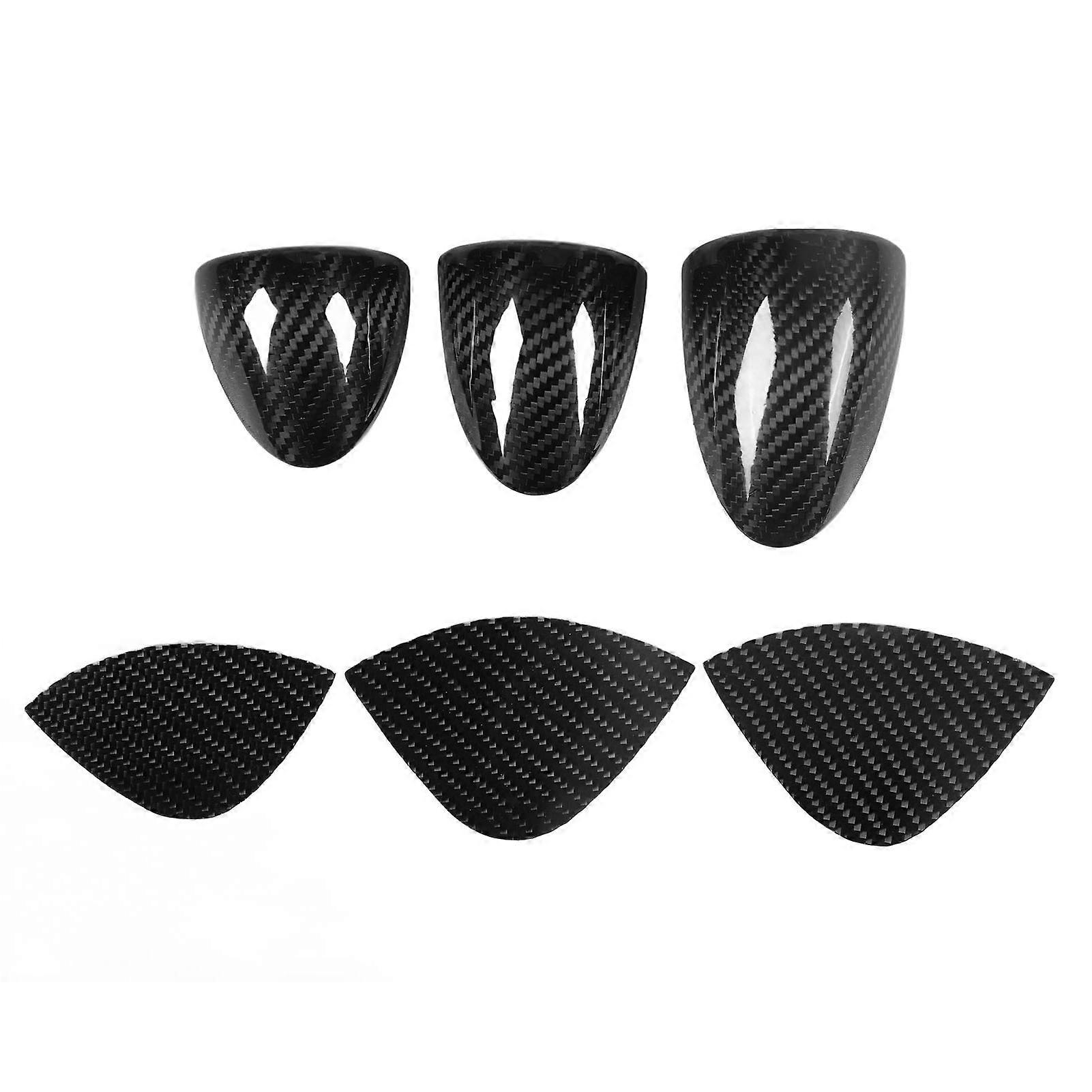 Couvercle de tableau de bord en fibre de carbone véritable, décoration de remplacement pour Nissan 350Z 2003-2009 Z33