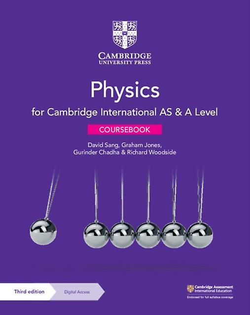 Cambridge International As A Level Physics Coursebook With Digital Access 2 Yea by David Sang Paperback Book