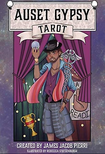 Auset Gypsy Tarot by James Jacob Pierri Multiplecomponent retail product parts enclosed Book