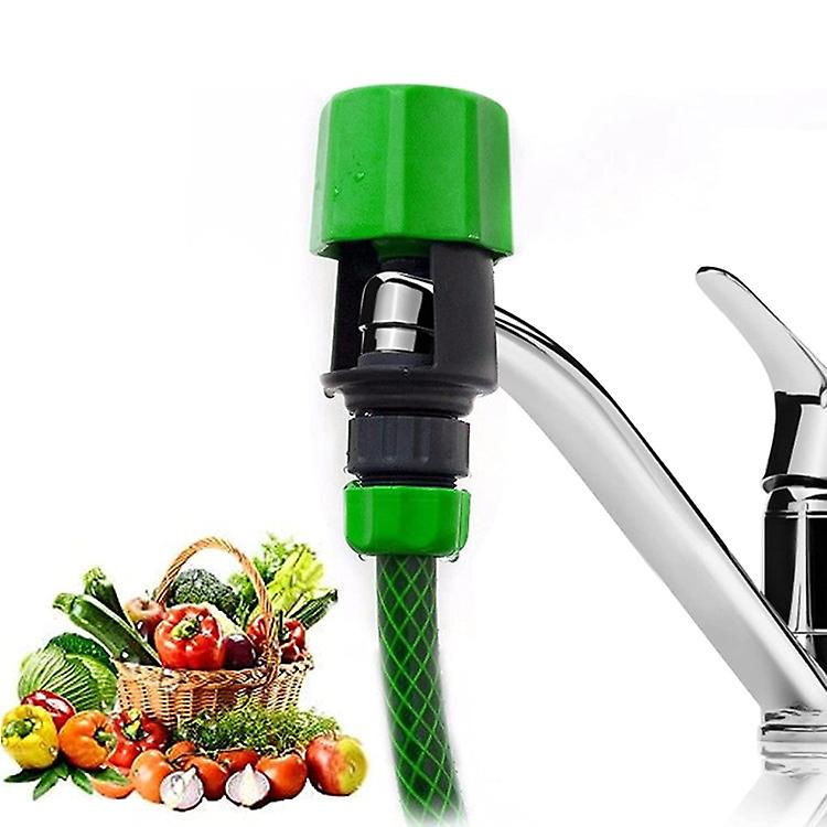 Kitchen garden sprinkler hose connection adapter tool