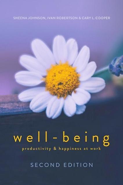 Well-being by Cary L. Cooper Hardback Book