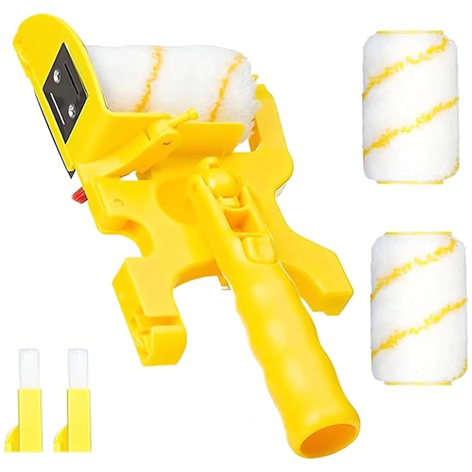 Edger Paint Brush Kit with Long Handle High Toughness Wall Edging Brush for Trim Corner Painting