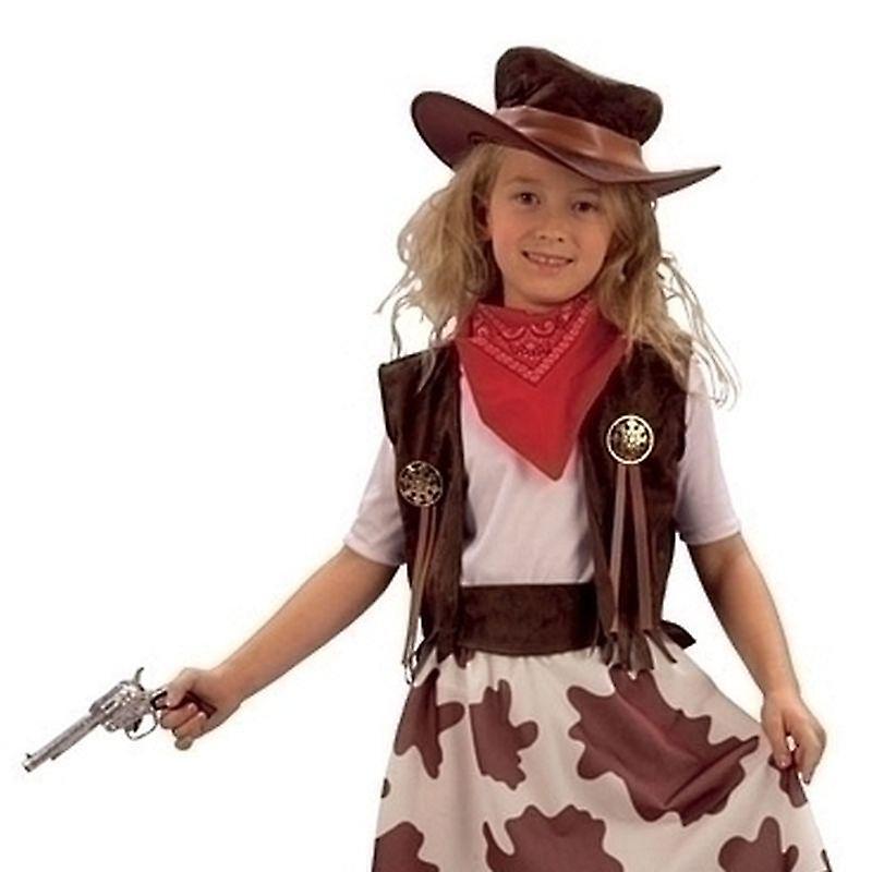 Disfraz de Vaquera Vaca Estampado Niña Cc634x