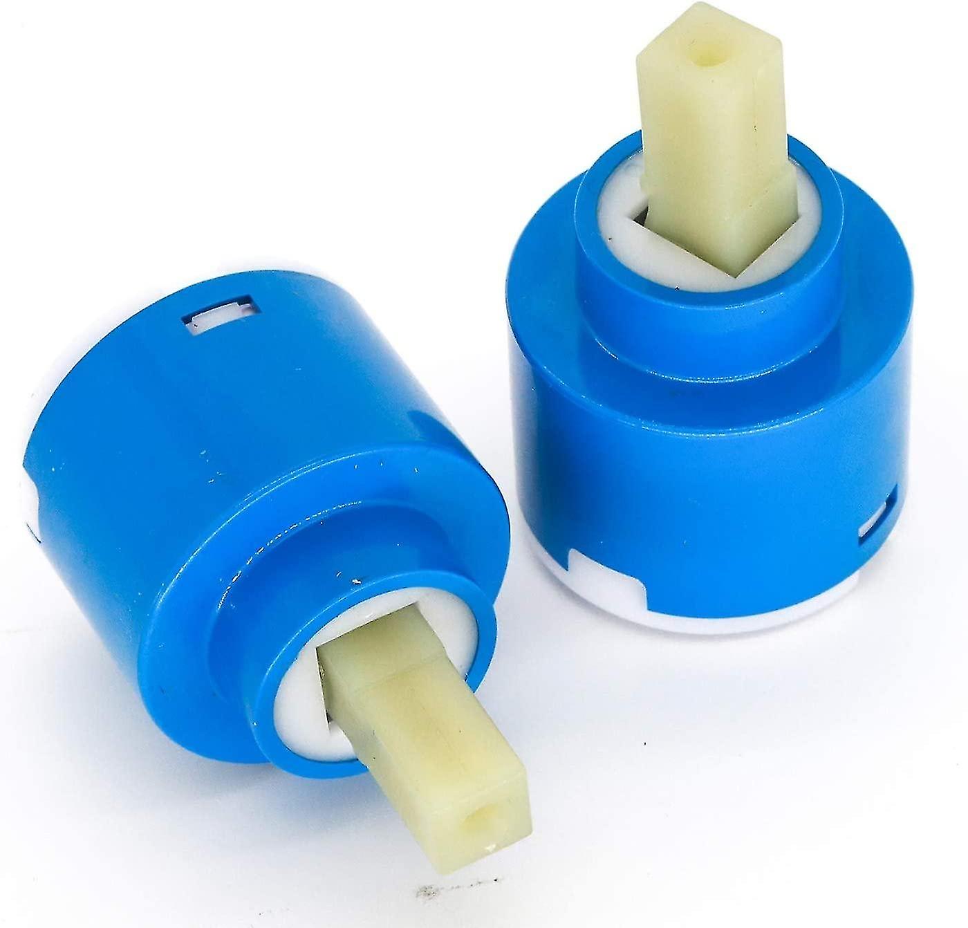 2pcs 40mm מחסנית פלסטיק כיור אמבטיה מנוף מקלחת מיקסר ברז כיורי אמבטיה החלפת תיקון