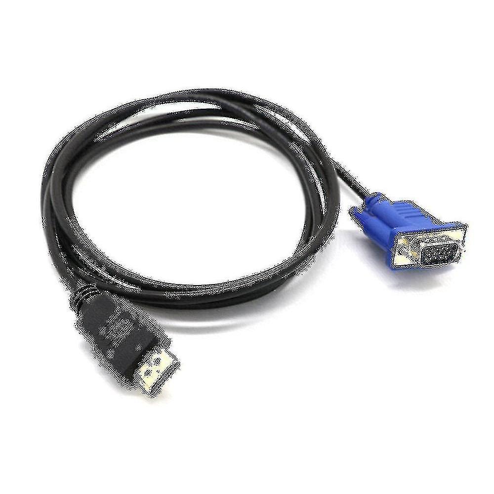 2023 New 1.8m Hdmi-compatible Cable Hdmi-compatible To Vga Hd With Audio Adapter Cable Hdmi-compatib