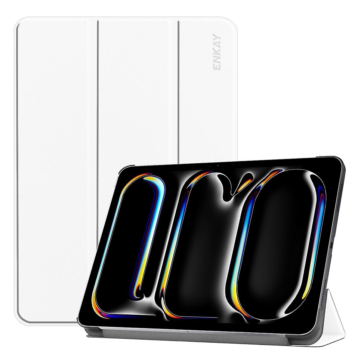 ENKAY Leather Stand Case For iPad Pro 11 2024