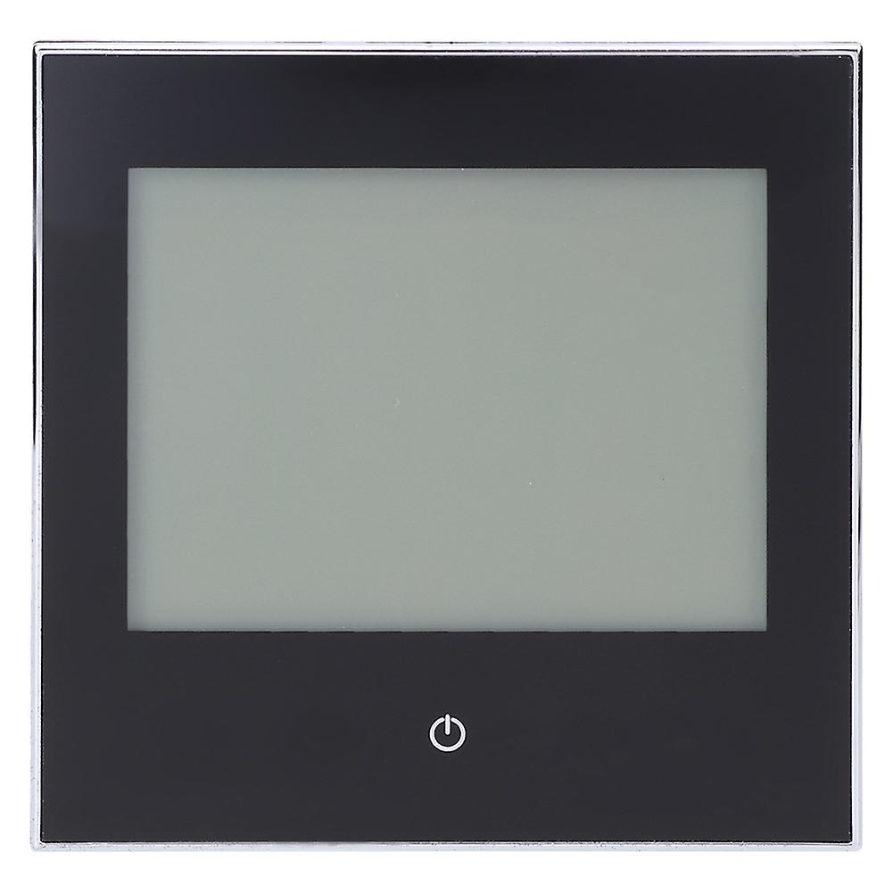 Thermostat Room Temperature Controller Weekly Programmable LCD Touch Screen 3A AC110‑230VBlack