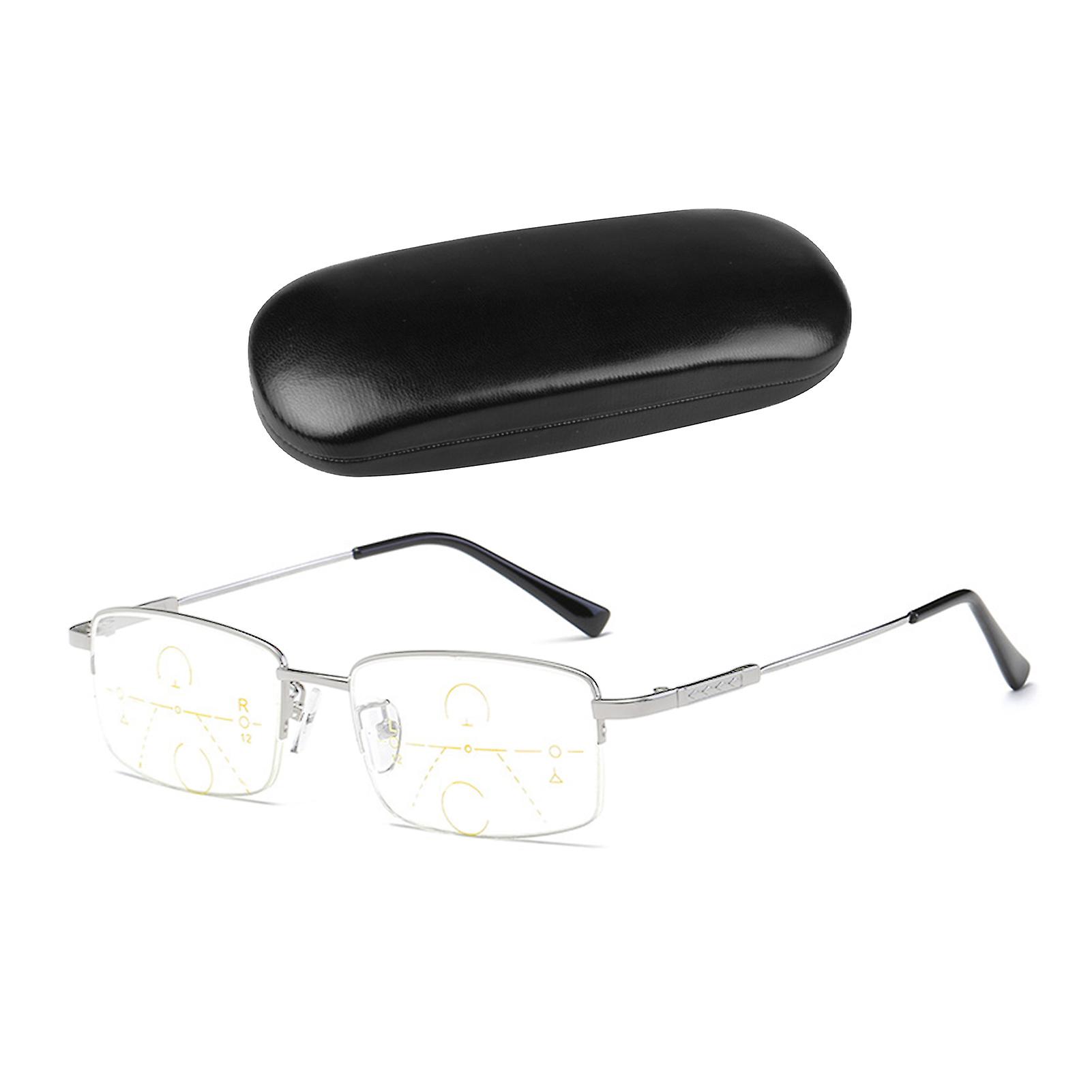 Progressive-Type Presbyopic Glasses Multi-focus Anti-blue Light Reading Glasses for Office