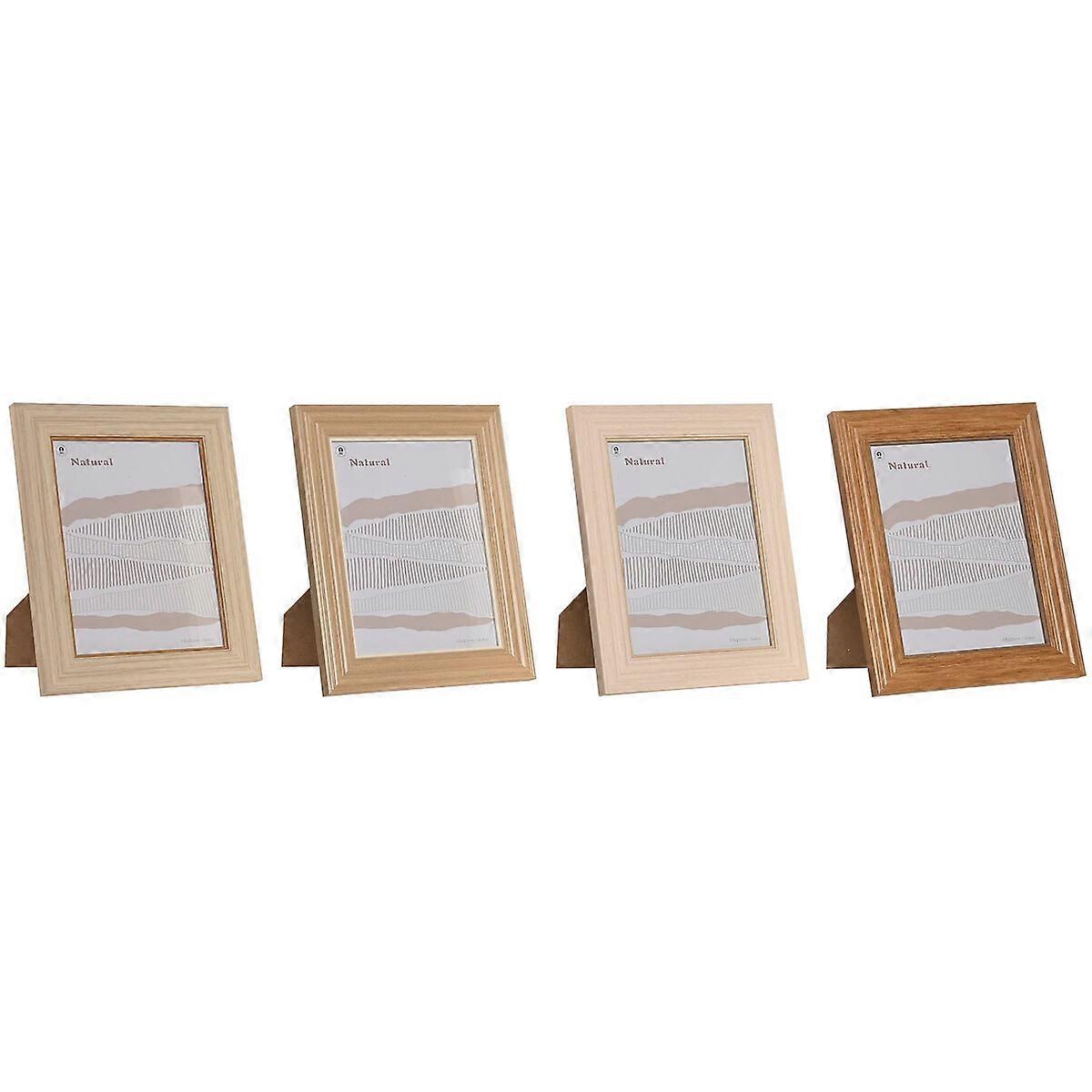 Photo frame Home ESPRIT Multicolour Crystal polystyrene 21,2 x 1,6 x 26,2 cm (4 Units)