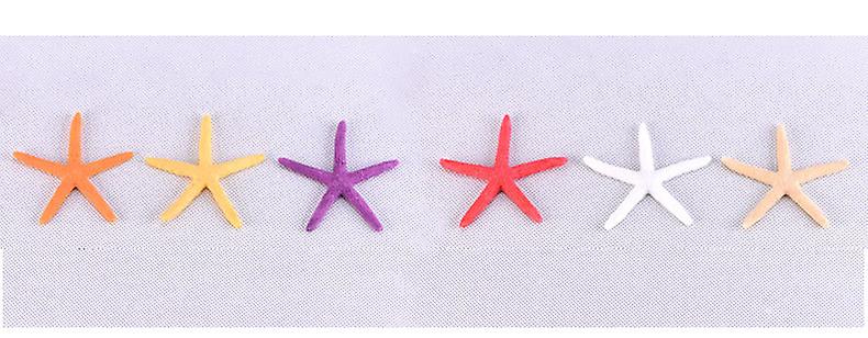 50 قطع ملونة المحيط نجم نجم البحر قذائف زخرفة مصغرة الحرف الصغيرة المناظر الطبيعية المنمنمات الجنية حديقة ديكور خزان الأسماك ديكور