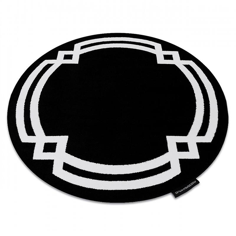 Carpet HAMPTON Lux circle black