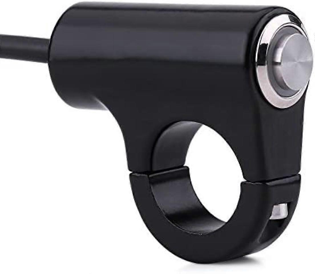 Motorcycle Control Switch 7/8" 22mm Universal Aluminum Alloy Push Button Self - Latching