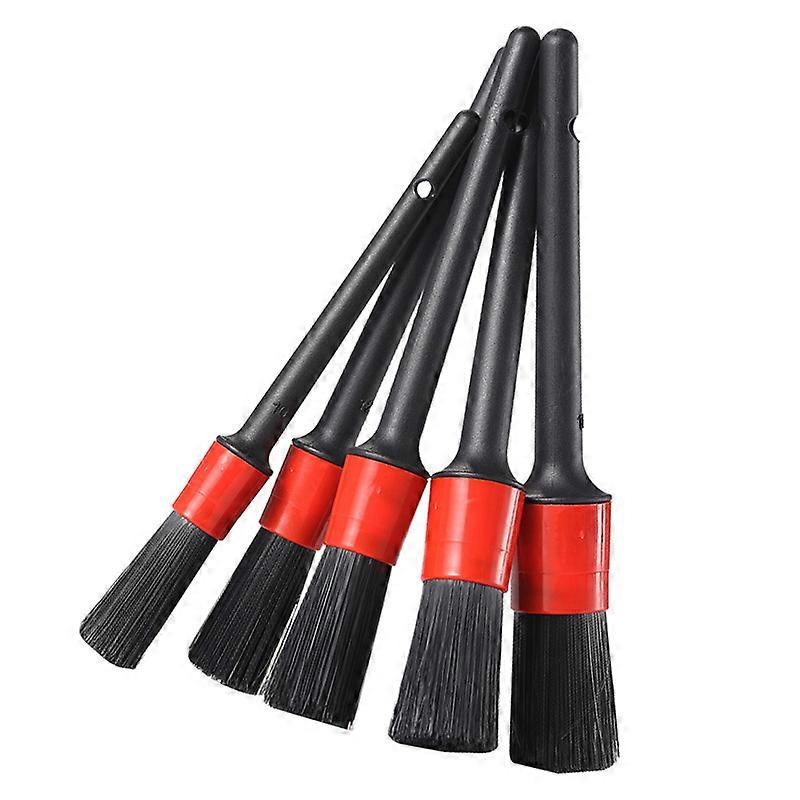 5 pcs Car Auto Detailing Brush,Detailing Brush,Auto Detailing Brushes,Detail Brushes for Engine Wheel Cleaning,Car Detailing Brush