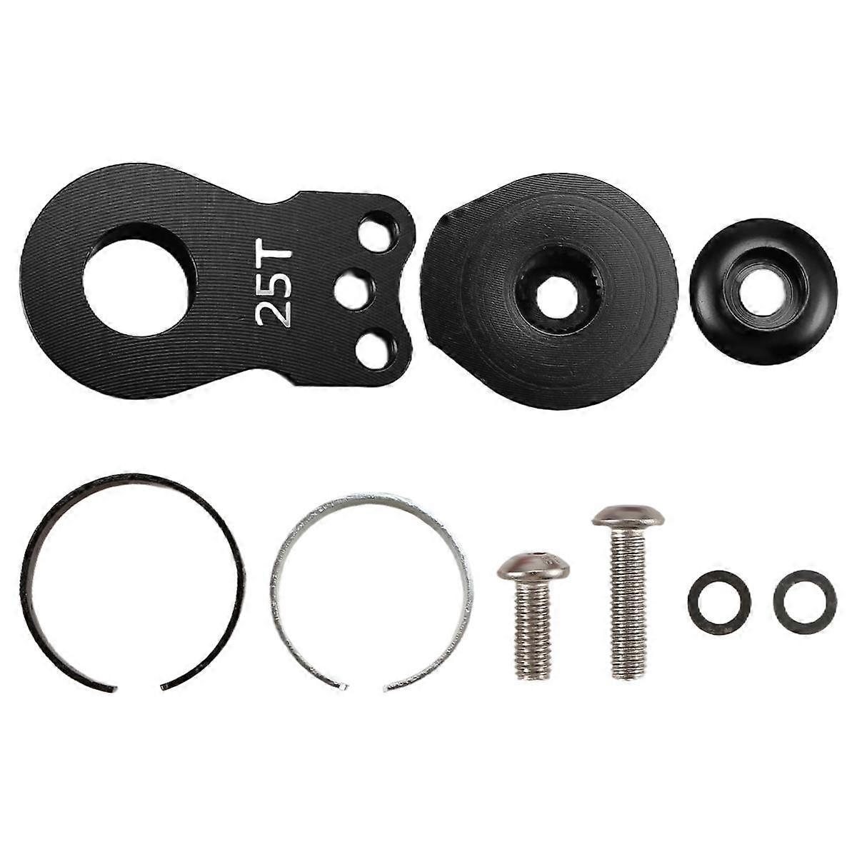 25T Steering Servo Arm Horn 3 Hole for RC Crawler Car Large Torque Digital Servo Upgrade Parts Blac