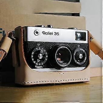 Rollei 35 35s 35t 35seカメラ用ストラップ付き保護スリーブシェル手