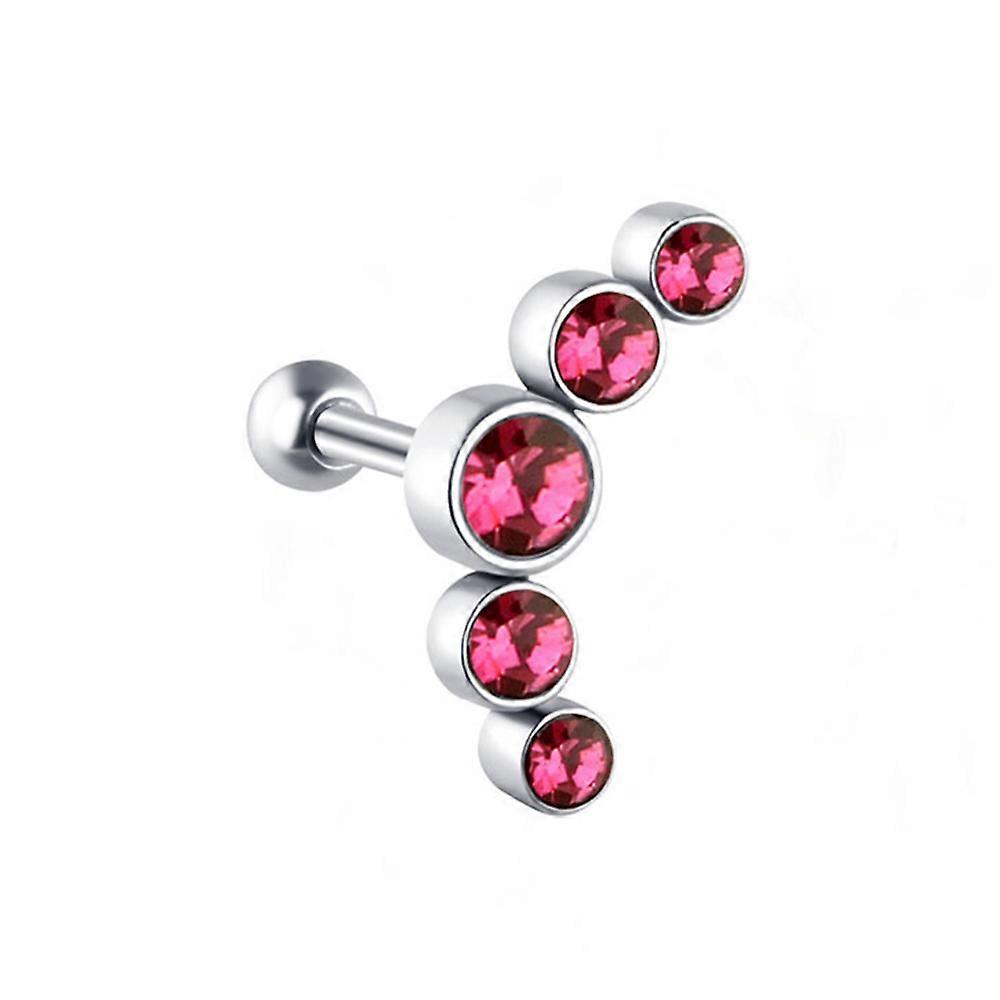 1 stk. brusk helix tragus øredobber ørenegl rustfritt stål stang piercing kroppssmykker tilbehør