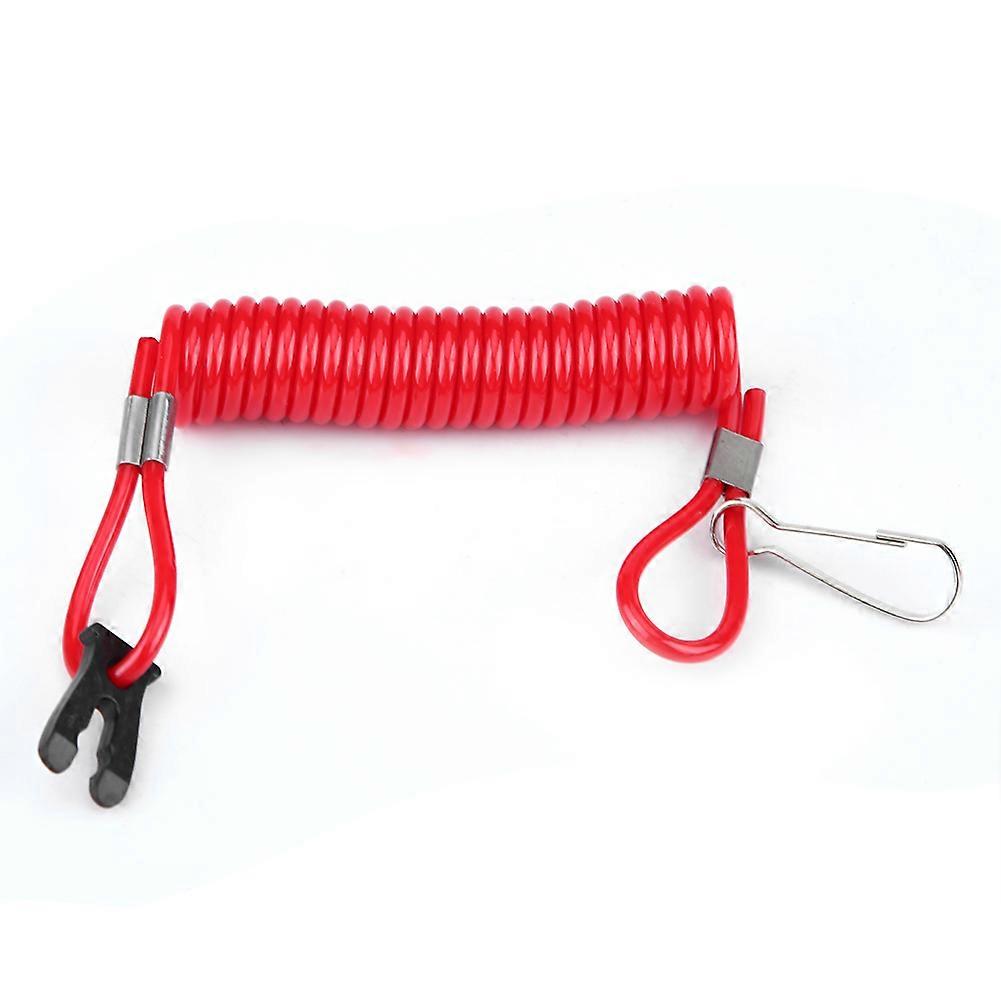Outboard Engine Ignition Emergency Kill Stop Switch Safety Tether Lanyard for Suzuki