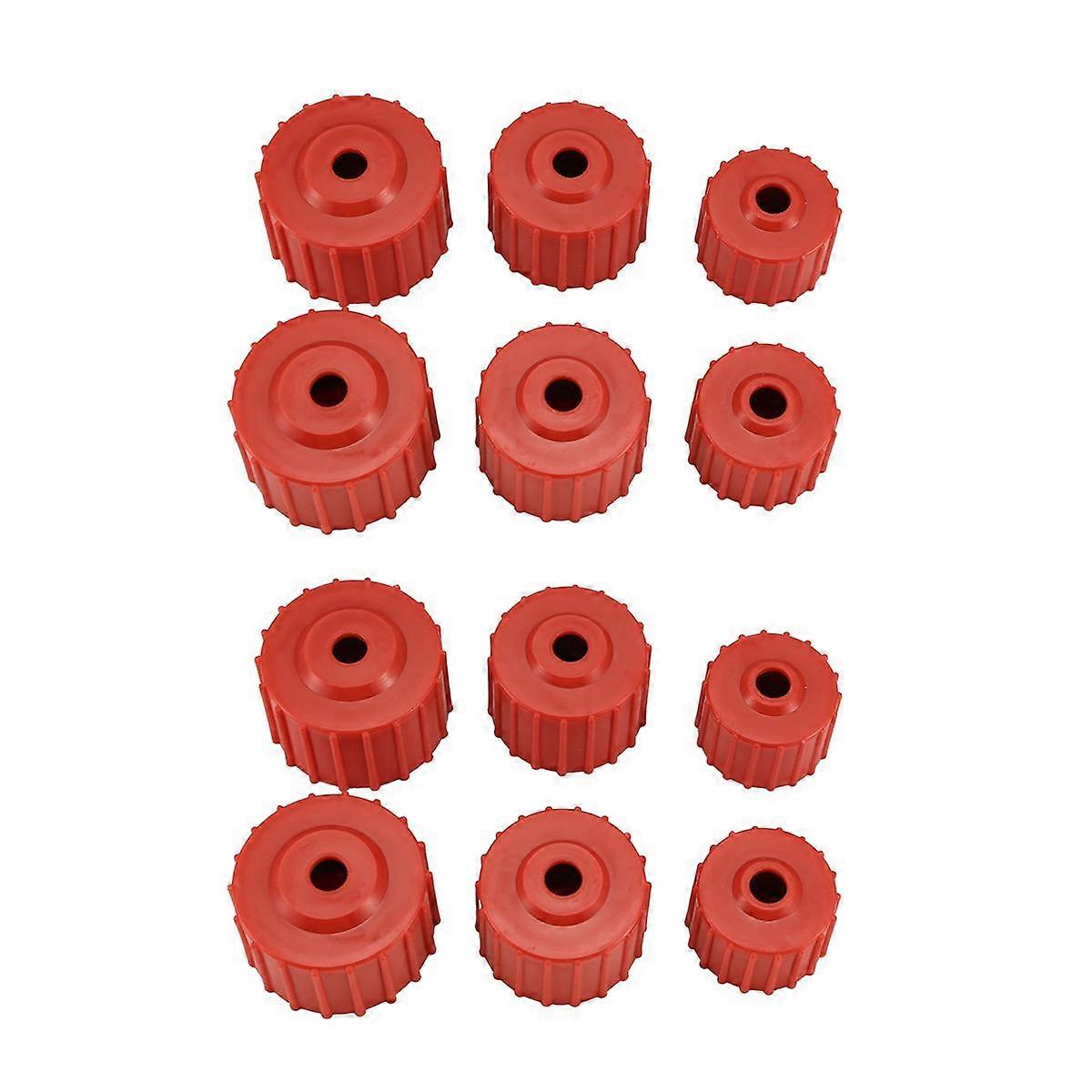 12 Pieces Copper Pipe Cleaners, Tube Cleaning Brush for Copper, Copper Pipe Cleaner (3 Sizes 1/2 3/4 1inch)