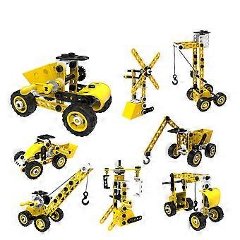Hot Experiments Science Kits,STEM Activities  Learning & Education Toys Building Kit Toys for Boys Robot Kits for Boys 6-12, 8 In1 Erector Set for Boy