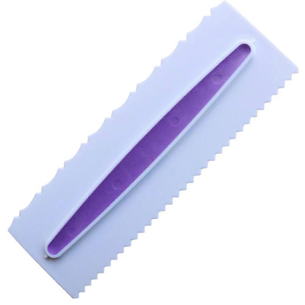 Baking Pastry Tools Comb Plastic Fondant Spatulas Cake Scraper Baking Decorating Set (C 53047)