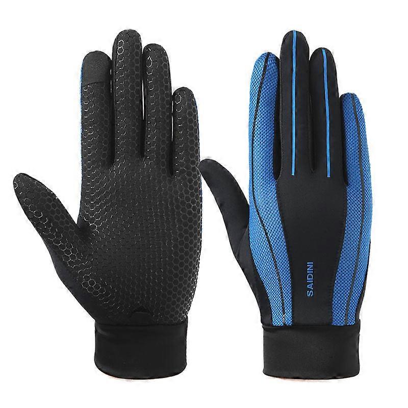 Women Men Cycling Gloves Driving Outdoor Riding High Elastic Breathable Mesh Touch Screen