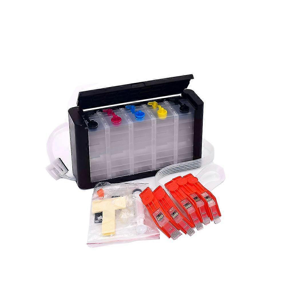 unique For HP Photosmart C5380 C6380 D5460 C309a printer Bulk Ink System 5 Color for HP 178