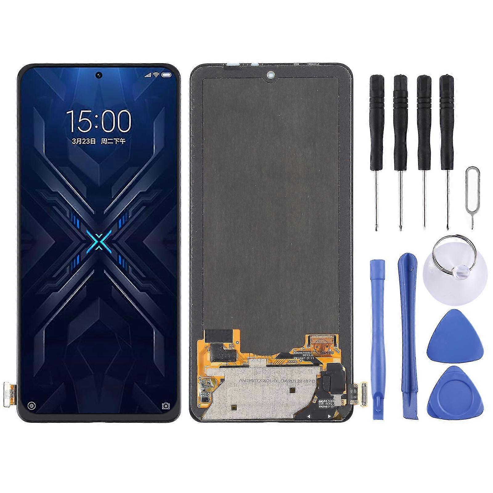 Super Amoled Lcd Screen Compatible with Xiaomi Black Shark 4 / Black Shark 4 Pro Shark Prs-h0, Shark Prs-a0 With Digitizer Full Assembly