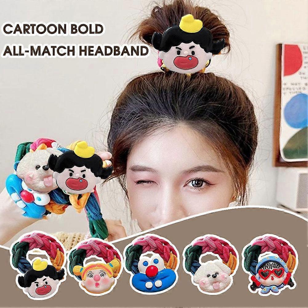 Cartoon bold all-match headband High-grade material