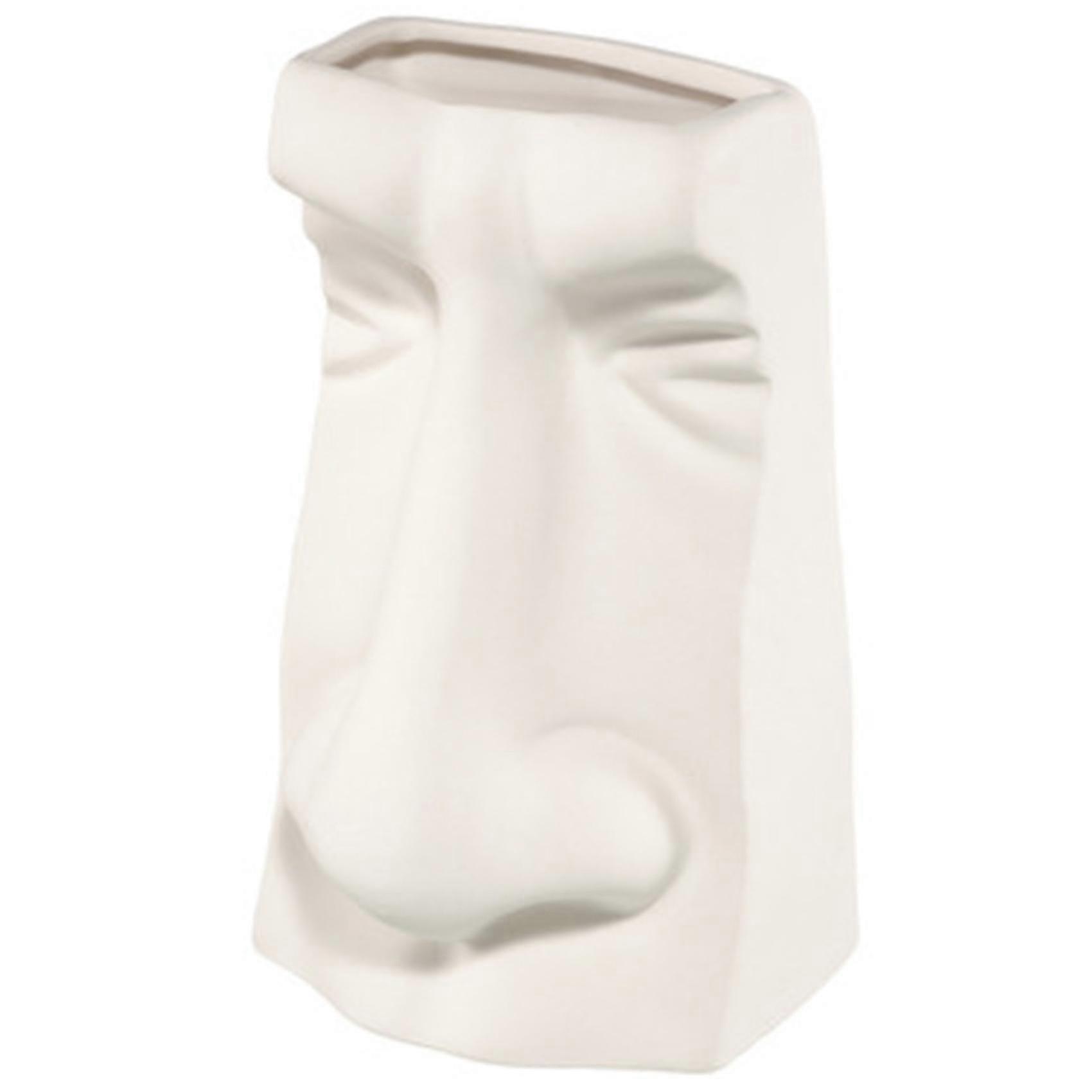 Ceramic Crafts Office Desktop Vase Decoration Facing Vase -nose