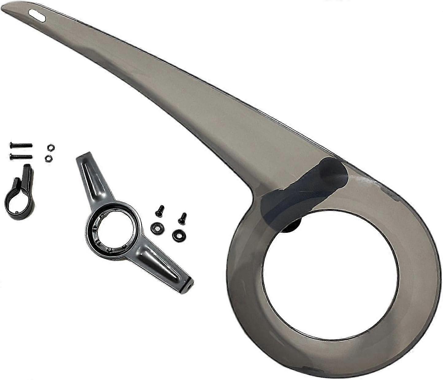 מגן מגן שרשרת אופניים 32t 34t 36t 38t כיסוי מגן שרשרת אופניים לאופניים שחור + אבזם