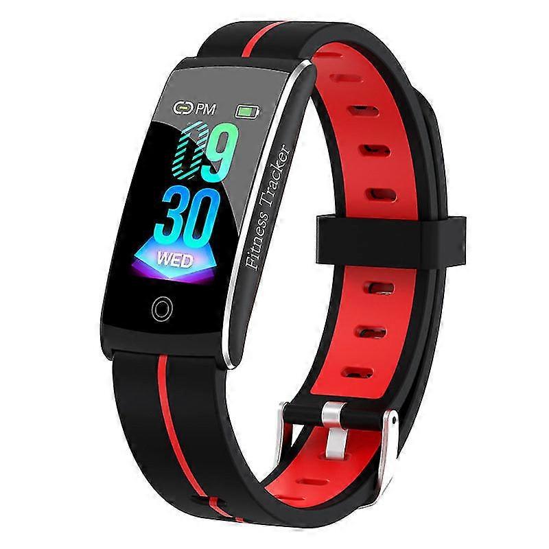 Smart Watch for unisex Sport With Waterproof IP68 Fitness Oxygen Activity Tracker iOS Android Red