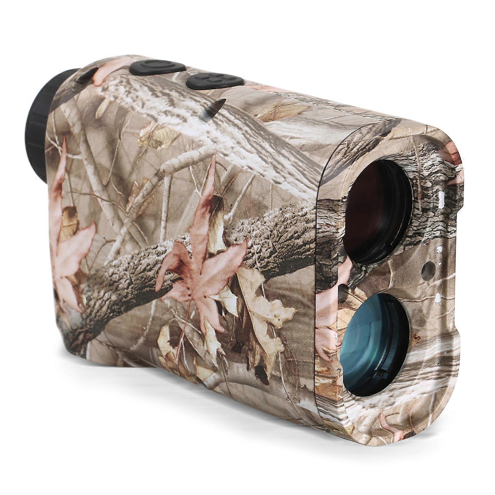 Outdoor Compact 6X Laser Range Finder 600m Hunting Rangefinder Golf Rangefinder Hunting Monocular Telescope Distance Meter Digital Monocular Range Fin