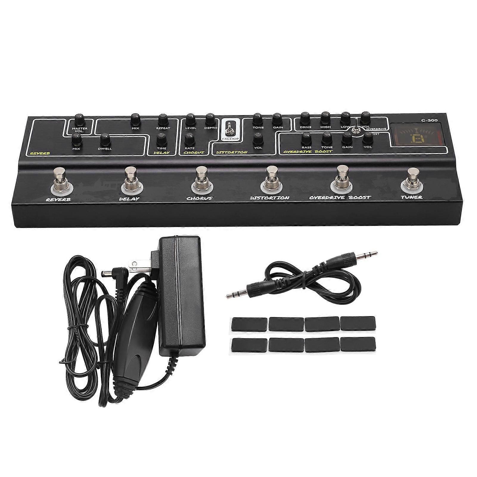 Guitar Effect Pedal Electric Processor Multiple Mode Instrument Tool C300