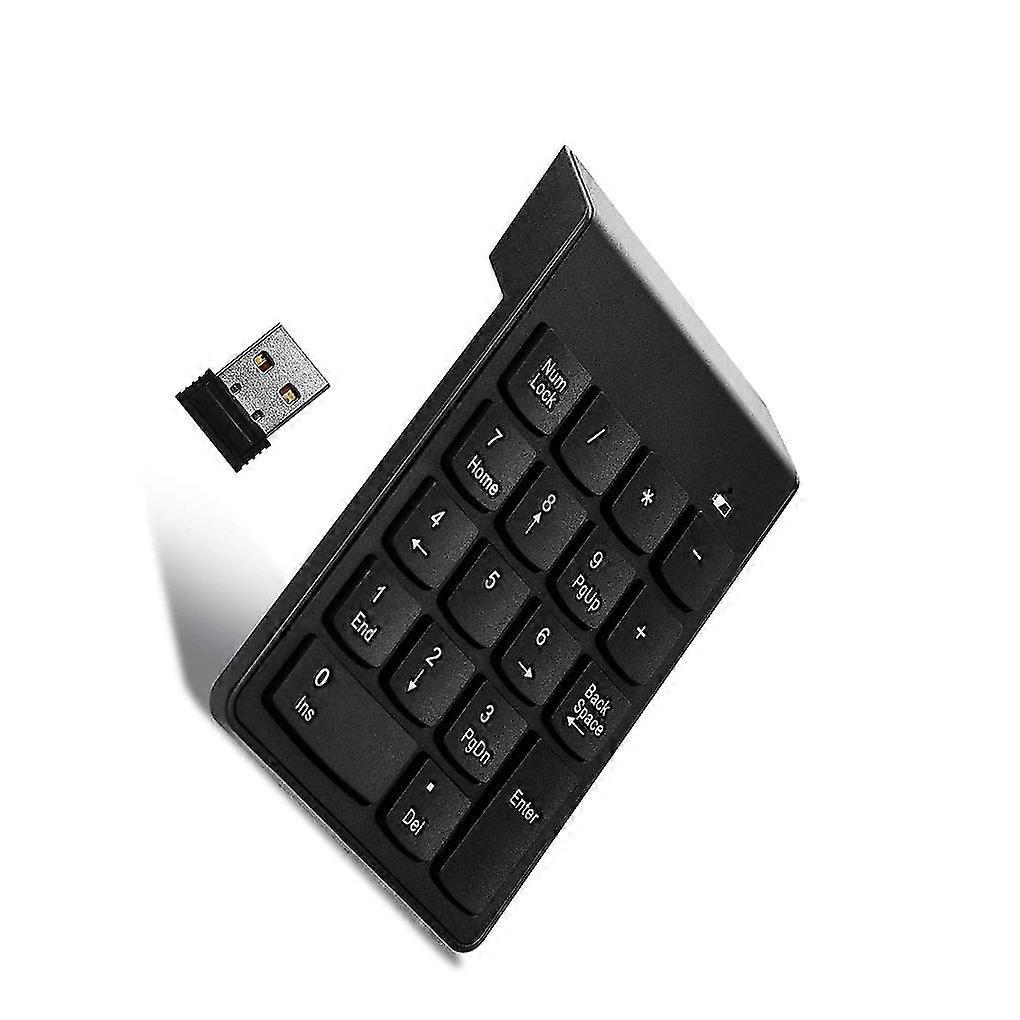 Wireless Numeric Keyboard 18 Keys Mini Portable Keypad Pc